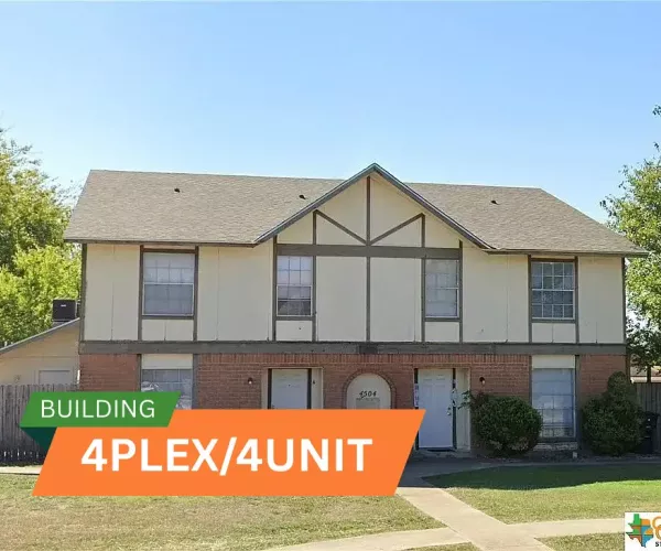 4504 Hunt Cir, Killeen, TX 76543 (4PLEX/4UNIT, BUILDING, 3,870 sqft)