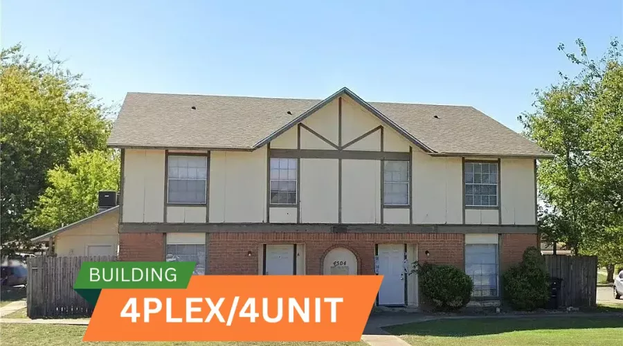4504 Hunt Cir, Killeen, TX 76543 (4PLEX/4UNIT, BUILDING, 3,870 sqft)